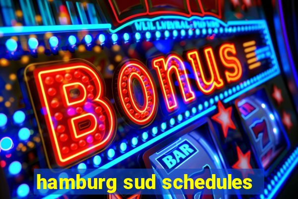 hamburg sud schedules